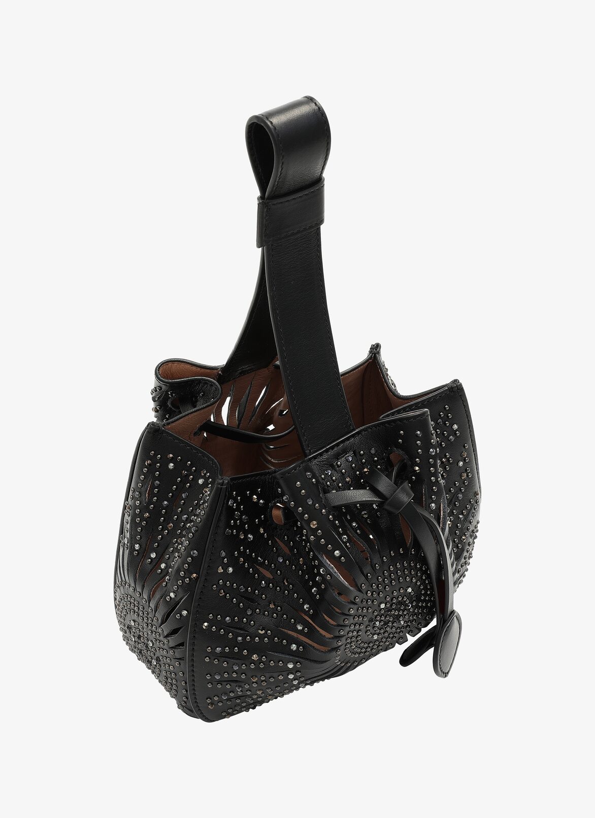 ROSEMARIE MINI TRESOR CERAMIQUE SW NOIR ALAÏA  ROSEMARIE MINI TRESOR CERAMIQUE SW NOIR NOIR